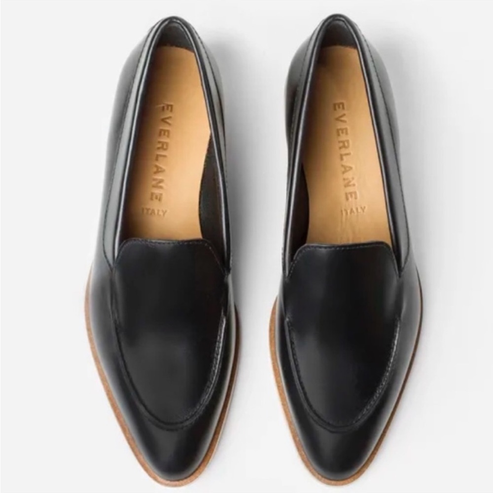 🚫 SOLD 🚫Everlane “The Modern Loafer” Black Leather Flats. The epitimy of eleganc - Picture 7 of 16